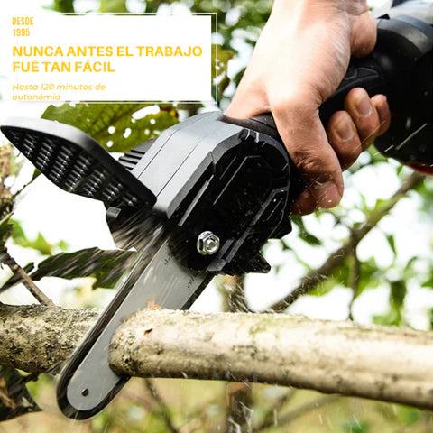 Mini Motosierra Portátil - SierraPro™ (Pack Navideño Incluye maletín y  batería extra de regalo 🎁)