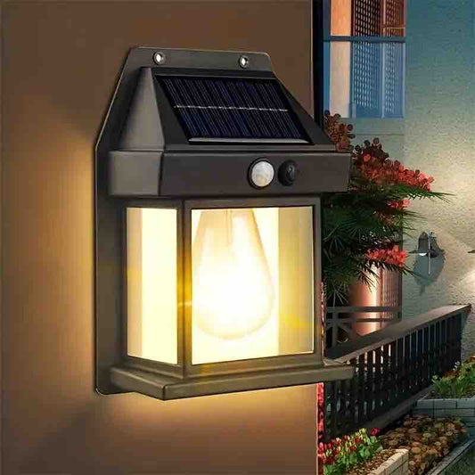 Farol Solar De Pared + Sensor Movimiento