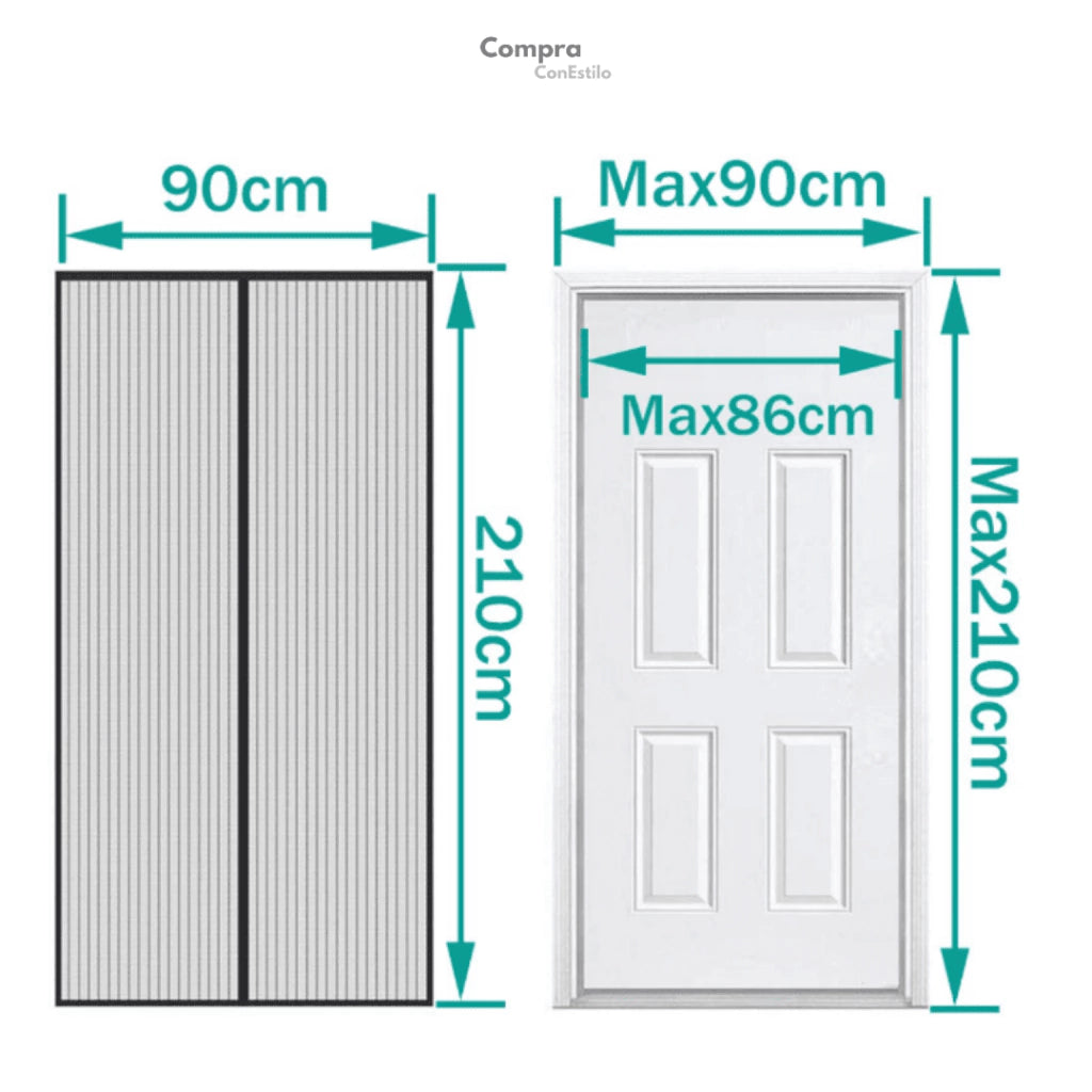 MosquiFree® Persiana Mosquitero Magnética 🦟🧲