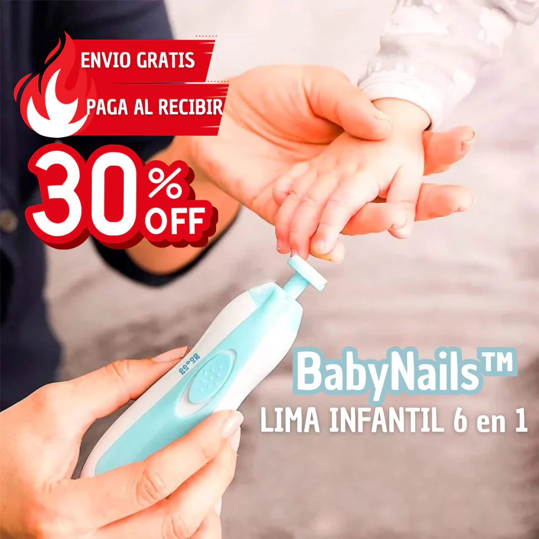 BabyLima™ - Lima Eléctrica Infantil 6 en 1 💅👶🏻