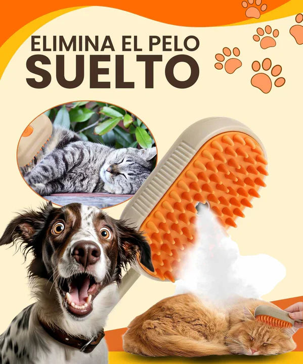 Cepillo a Vapor para Mascotas - PetSpa™ 🐱🐶