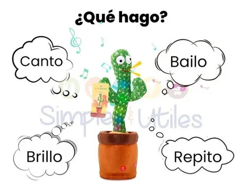 CactusKids™ 🎶🌵 - Cactus Bailarin Imita Voz, Musical