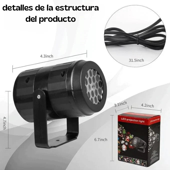 BrillaNavidad™ -Proyector de Figuras Navideñas ✨🎅™