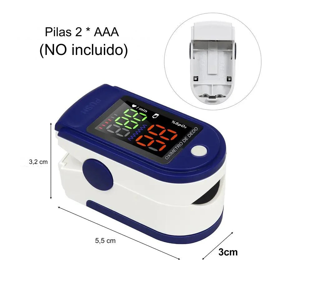 SaludMax™️ - Saturómetro Oxímetro De Pulso 🩺📊❤️