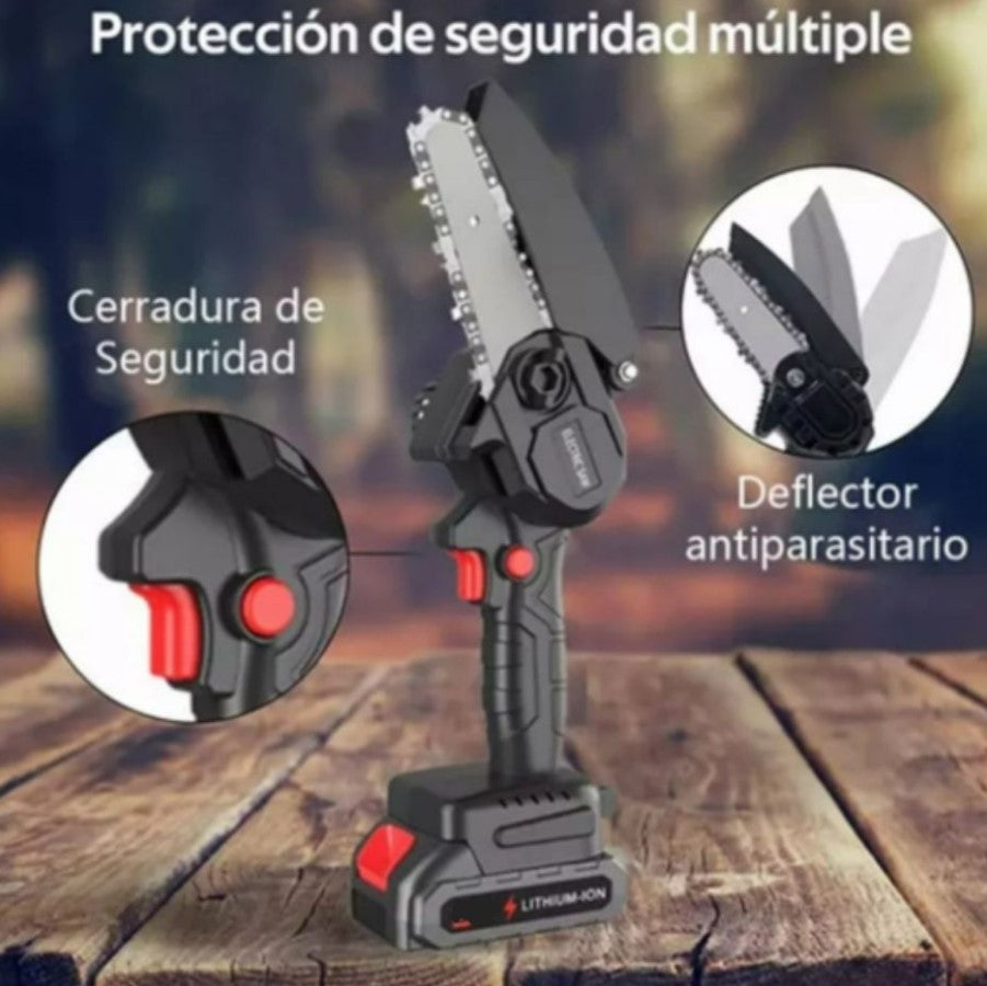 Mini Motosierra Portátil - SierraPro™ (Pack Navideño Incluye maletín y  batería extra de regalo 🎁)