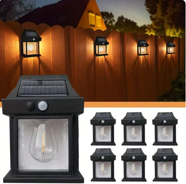 Farol Solar De Pared + Sensor Movimiento