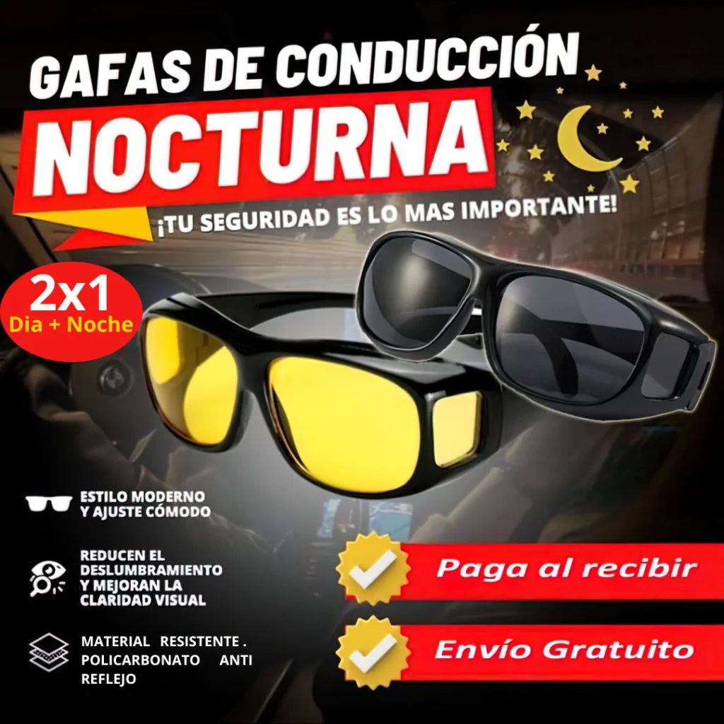 Lentes HD PRO de Conducción Día y Noche