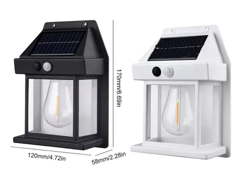 Farol Solar De Pared + Sensor Movimiento